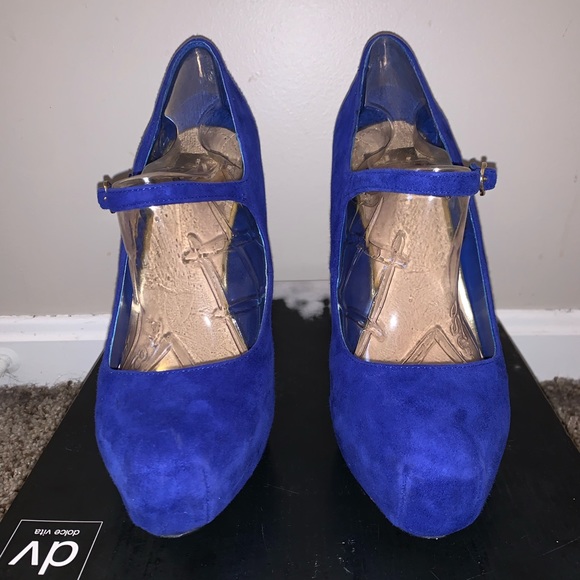 DV Dolce Vita Demi Mary Jane Pumps - Electric blue - Picture 4 of 8